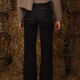 DARK BLUE STRAIGHT JEANS 9093-6