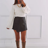 COLETTE ECRU KNITTED SWEATER