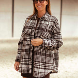 LACEY BROWN CHECKERED JACKET
