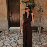 INVIERNO BROWN TWO-PIECE SET PRE-ORDER