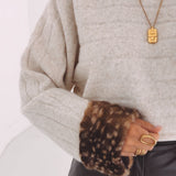 ELISSA BEIGE BAMBI PULLOVER