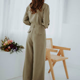 JODIE KHAKI JUMPSUIT