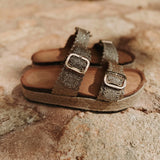 SAFI GOLD STUDS SLIPPERS