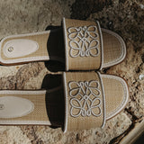 DUNA BEIGE TULUM SLIPPERS