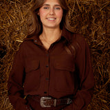 IVARA BROWN TWO-PIECE SET