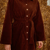 STETSON BROWN SUEDE DRESS