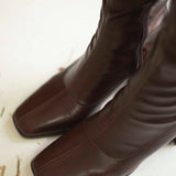 REBECCA BROWN LEATHER HEEL BOOTS