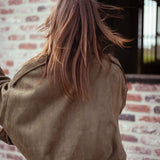 BELLAMY KHAKI SUEDE JACKET