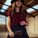 SOUIRA BORDEAUX T-SHIRT