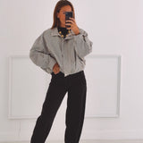 NOLA BEIGE/BLACK CHECKERED JACKET