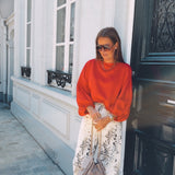 FIORA RED SWEATER