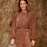 WREN BROWN TWO-PIECE SET