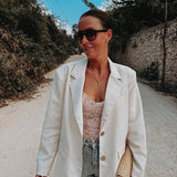 MEXICO ECRU LINEN BLAZER