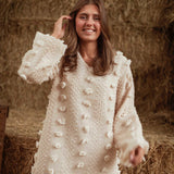 MIA BEIGE AUTUMN DRESS