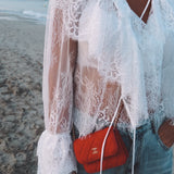 PUERTO WHITE LACE BLOUSE