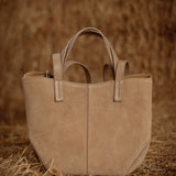 RANGERETTE BEIGE SUEDE BAG
