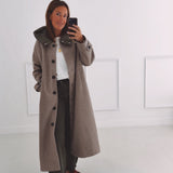 DANIELLE LONG TAUPE JACKET