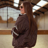 CASSIDIE BROWN PUFFER JACKET
