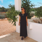 EULARIA BLACK STAR DRESS