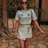 PALMTREE WHITE T-SHIRT