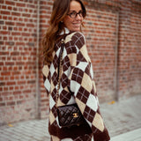 NOTTINGHAM BROWN ARGYLE TWO-PIECE SET