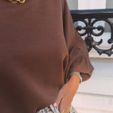 FIORA BROWN SWEATER