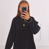 VALERIE BLACK LONGSLEEVE SHIRT