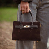 MYRA BROWN SUEDE BAG
