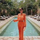 MORELIA ORANGE PANTS