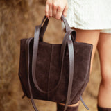 RANGERETTE BROWN SUEDE BAG