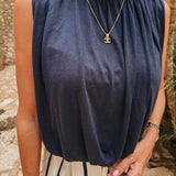 LOLA DARK BLUE TOP