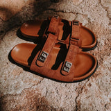 MARTA CAMEL SLIPPERS