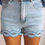 TARIFA BLUE DENIM SHORT