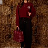 SELUNE BORDEAUX SWEATER