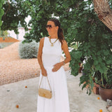 NARANJA WHITE DRESS