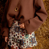 GLOREE BROWN SWEATER