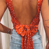 ESMEE RED POLKADOTS TOP