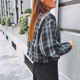LENNOX GREY/BLACK CHECKERED ZIP JACKET