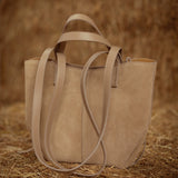 RANGERETTE BEIGE SUEDE BAG