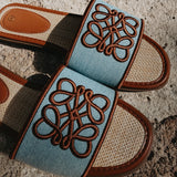 PRE-ORDER DUNA BLUE TULUM SLIPPERS