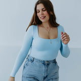 ELOISA LIGHT BLUE LONGSLEEVE SHIRT