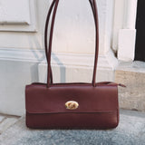 FAYLENE BORDEAUX LEATHER BAG