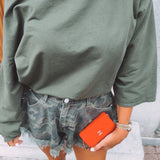 MELINA KHAKI LONGSLEEVE SHIRT