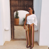 AURELIA MULTICOLOR CROCHET PANTS