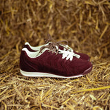 AUTUMNELLE BURGUNDY SUEDE SNEAKERS