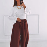 SIENNA BORDEAUX BALLOON PANTS