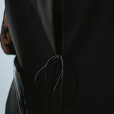 INGA BLACK SLEEVELESS BLAZER