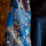 FREYA DARK BLUE SWEATER / BLUE SLEEVES