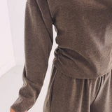 SONJA BROWN TWO-PIECE SET