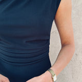 ERA BLACK RIBBED DRESS